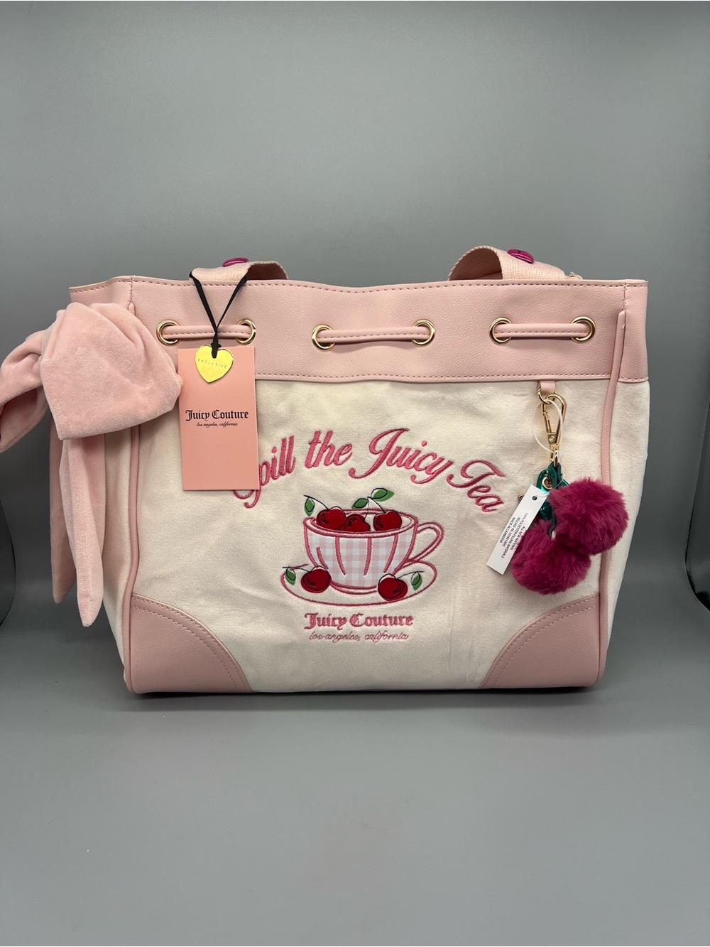 Juicy Couture sweet tea party tote purse
